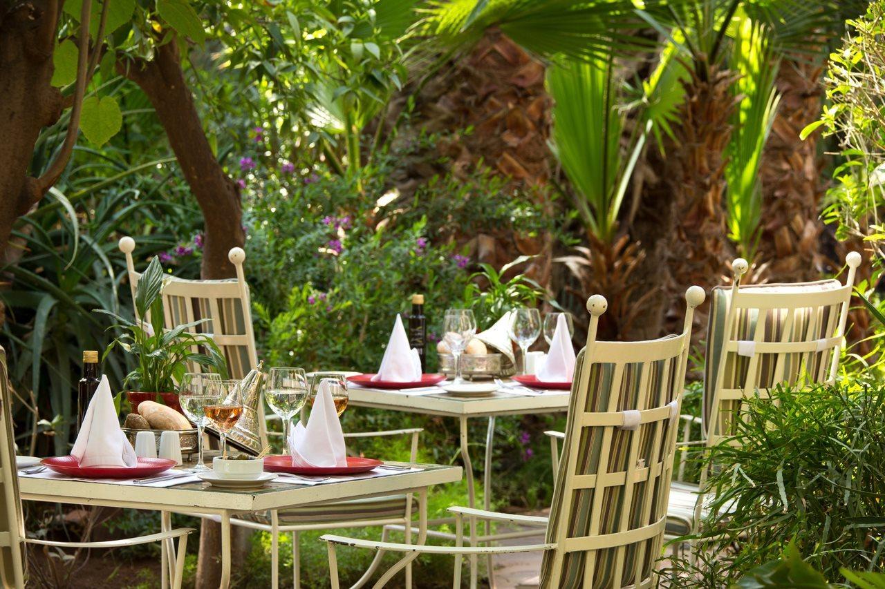 Hotel Les Jardins De La Médina Marrakesh Esterno foto The restaurant